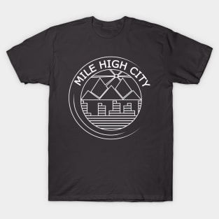 Mile High City White T-Shirt